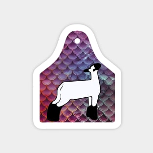 Mermaid Ear Tag - Market Lamb 1 - NOT FOR RESALE WITHOUT PERMISSION Sticker